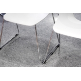 Chaise Hole - white